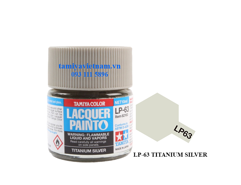 LP-63 Titanium Silver Metallic Tamiya 82163